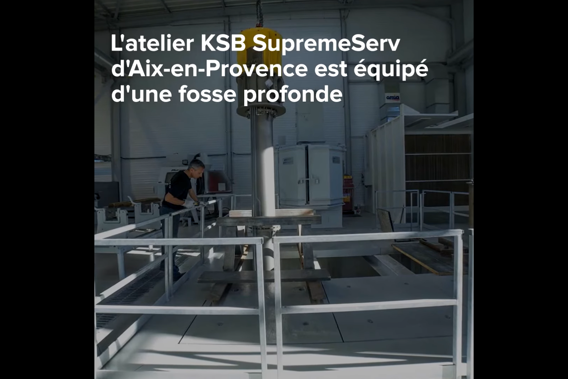 atelier en fosse profonde