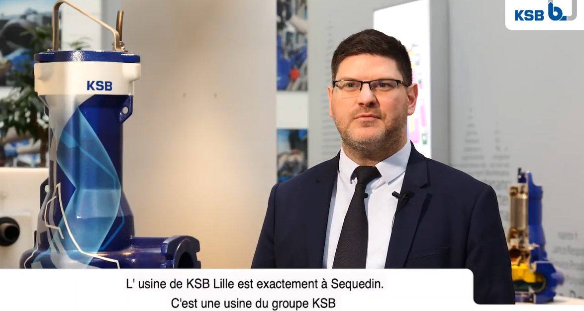 Nicolas Douaud, directeur de l'usine KSB Lille