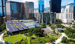 panneaux solaires en ville