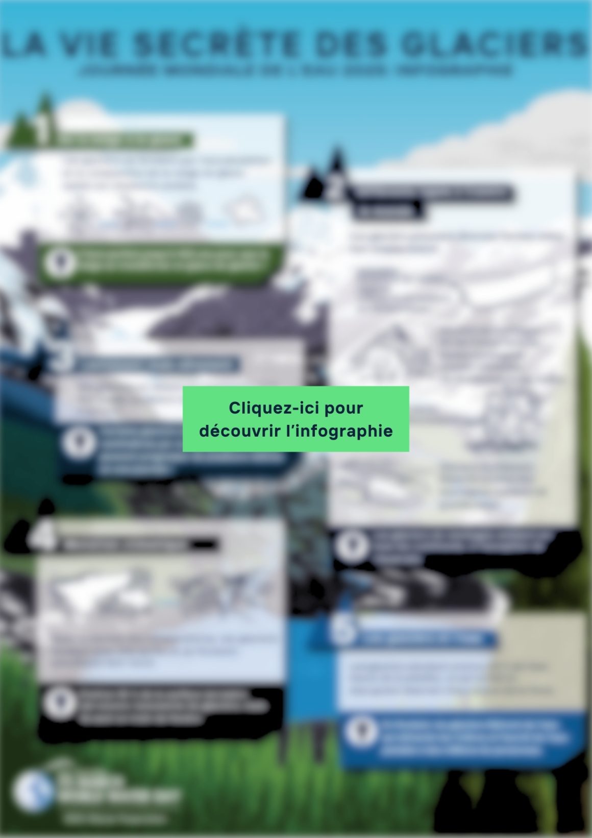 Accéder à l'infographie sur les glaciers